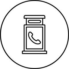 Telephone Booth Icon