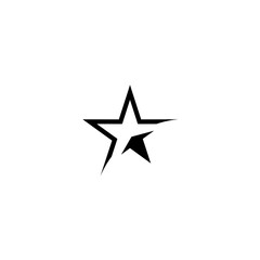 star icon and favorite icon. Vector illustration isolated on white background.