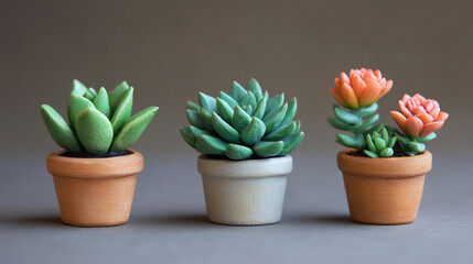 Miniature succulent plants, succulent cactus