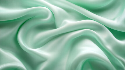 Fototapeta premium Soft green mint gradient background evoking freshness renewal and calm featuring a seamless blend of soothing hues symbolizing growth harmony and tranquility ideal for minimalist designs and natural t