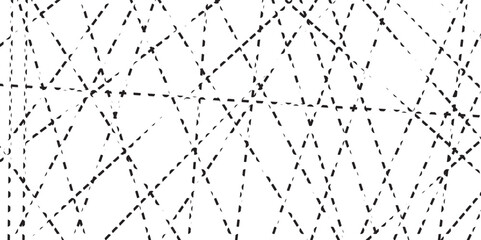 Abstract geometric lines background. Abstract black random chaotic liens with many squares and triangles shape background.