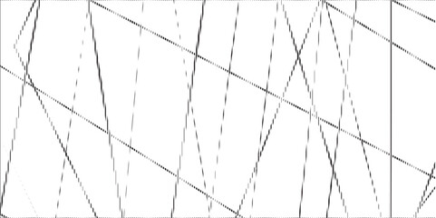 Abstract geometric lines background. Abstract black random chaotic liens with many squares and triangles shape background.