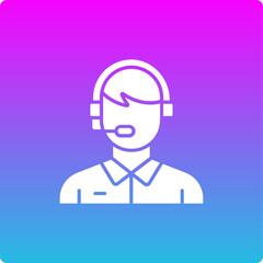Call Center Agent Icon