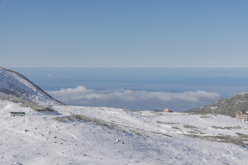 snow covered mountain