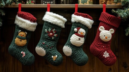 christmas socks with gifts