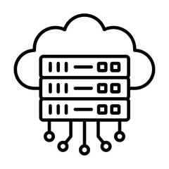 Cloud Server Icon