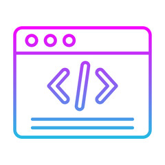 Web Coding Icon