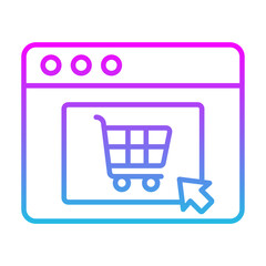 Online Shopping Icon