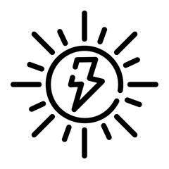 energy Line Icon