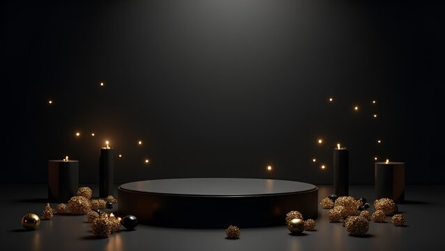 christmas tree in the night holiday, best, red, symbol, black, christmas, ball, background, illustration, flat, isolated, object, gift, art, sign, abstract, single, winter, vector, graphic, white, des