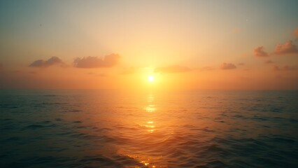 Obraz premium sunset start of new year hope