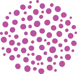 dot ball vector icon background 