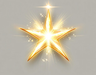 Obraz premium Golden Star Burst