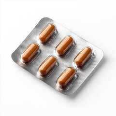 Capsule Pack: Brown Capsules in Blister Pack

