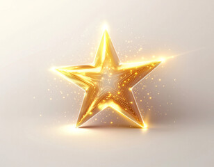 Obraz premium Golden Star Glow