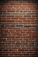 Obraz premium a close up of a brick wall with a light shining on it
