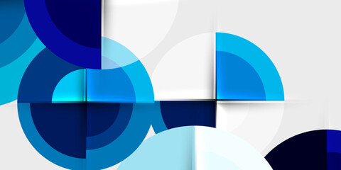 Target circle geometric abstract shapes. Vector Illustration For Wallpaper, Banner, Background, Card, Book Illustration, landing page