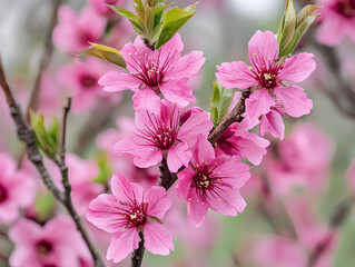 Obraz premium close up of pink flowers