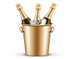 Golden Champagne Bucket