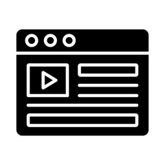 Video Content Icon