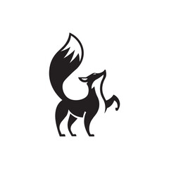 wolf logo design vector symbol graphic idea creative