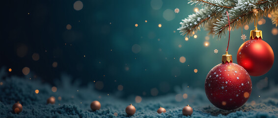 christmas banner, copy space, text space