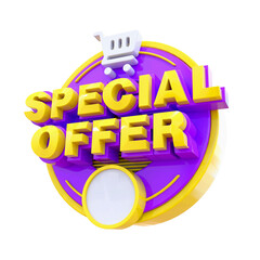 Super Sale Offer 3D Render