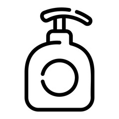 shampoo Line Icon
