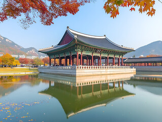 Fototapeta premium pavilion in the park