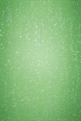 arafed green background with snow flakes and a snowboarder