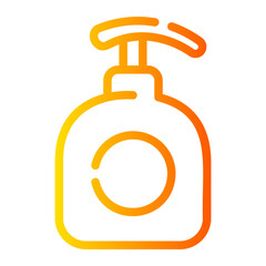 shampoo Line Gradient Icon