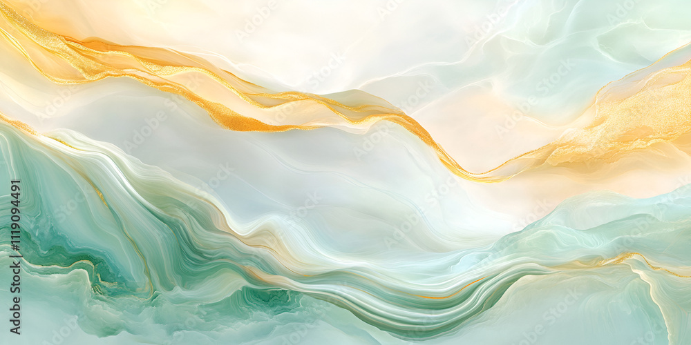 Poster abstract swirls of serenity: a captivating abstract background with fluid, swirling patterns in soot
