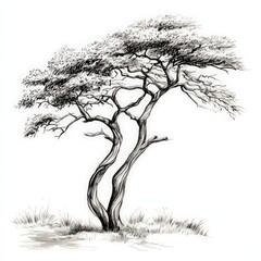 tree, nature, draw, vector, branch, illustration, leaf, plant, silhouette, floral, art, flower, design, pattern, black, drawing, spring, trunk, root, sketch, forest, grunge, flowers, old, season, wood