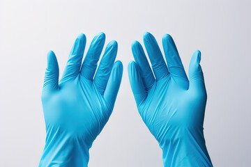 Fototapeta premium Gorgeous Magnificent Latex Gloves isolated on white background