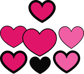 love icon, heart icon, vector heart,  love illustration, romantic symbol, heart logo, love vector, heart silhouette, love graphic, heart design, love background, emotional symbol isolated