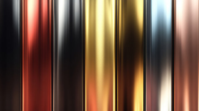 Big set of vector gradients collection.Collection metallic golden,rose gold,silver,black chrome,red chrome and blue chrome gradients background texture.vector illustration. 