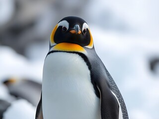 penguin on the beach