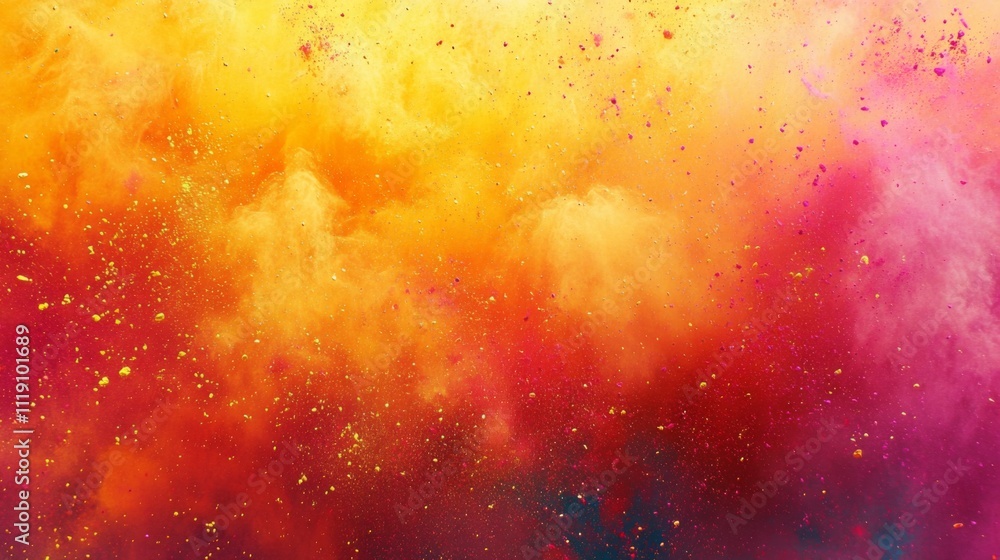 Poster vibrant abstract background with colorful swirls and textures