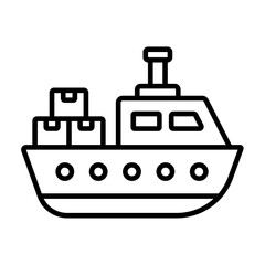 Cargo Ship Icon