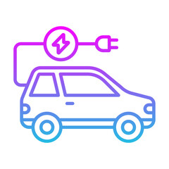 Electric Car Icon