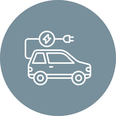 Electric Car Icon