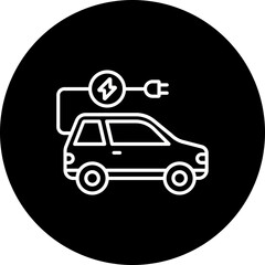 Electric Car Icon