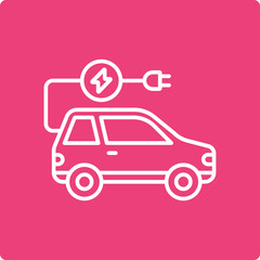 Electric Car Icon