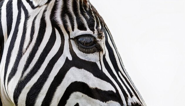 zebra head close up