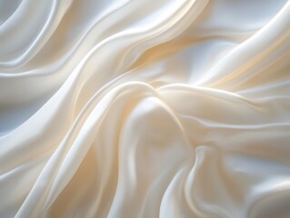 Fototapeta premium Glowing Waves of Satin Dreams