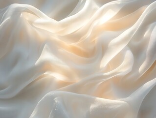 Obraz premium Glowing Waves of Satin Dreams