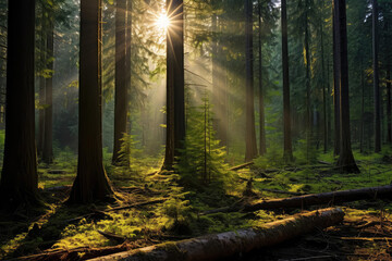 Enchanted Forest Morning Light Showcase