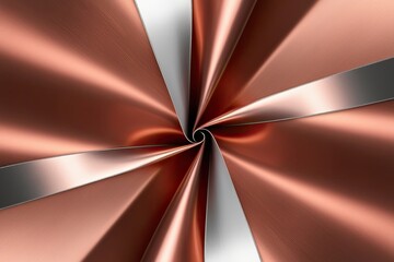 Abstract Copper Ribbon Bow, Abstract, Background, Curve, Design, Element