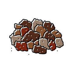 guggul ayurvedic herb color icon vector. guggul ayurvedic herb sign. isolated symbol illustration