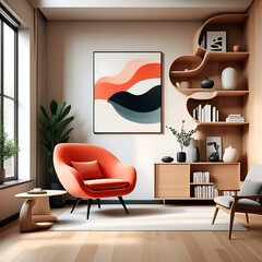 Modern Minimalist Living Room Ideas Featuring Arched Window Interiors
